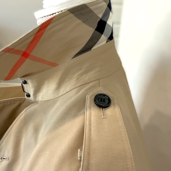 BURBERRY Harbourne Trench Coat Honey Size 2 - Picture 11 of 16
